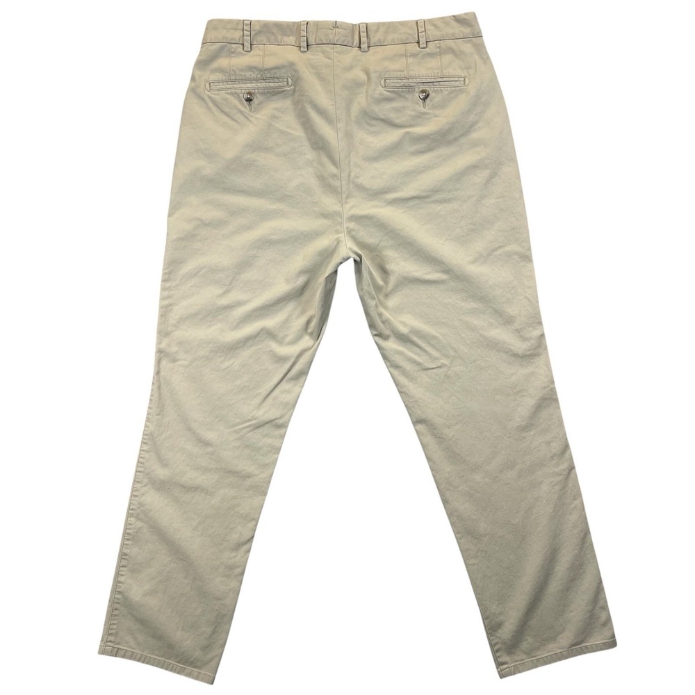 Peter Millar Pants Mens 36x30 Beige Khaki Chino Straight Leg Casual Preppy - Picture 3 of 10